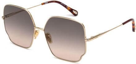 Γυαλιά Ηλίου Γυναικεία Chloe CH 0092S 001 με Μεταλλικό Σκελετό Χρυσό