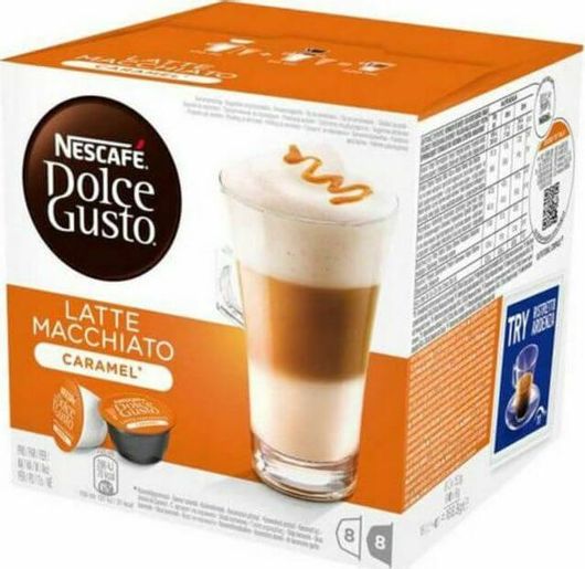 Nescafe Κάψουλες Machiatto Caramel Latte Macchiato Συμβατές με Μηχανή Dolce Gusto 16caps
