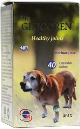 Συμπλήρωμα Διατροφής Σκύλου Medichrom Bio Glucoren Healthy Joints 40 Δισκία