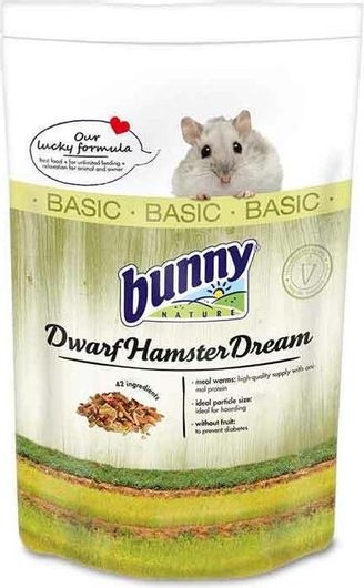 Τροφή Τρωκτικών Bunny Τροφή Για Νάνους Χάμστερ Dwarfhamster Dream Basic 600gr