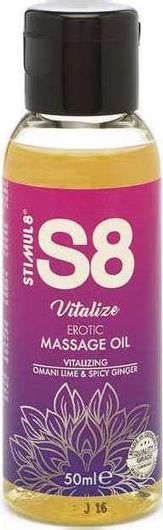Λάδι Μασάζ Stimul8 Omani Lime & Spicy Ginger 50ml