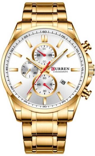 Ανδρικό Ρολόι Curren Μεταλλικό Μπρασελέ 8368 Μαύρο