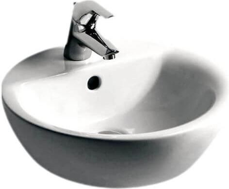 Νιπτήρας Μπάνιου Ideal Standard E804001 Ελεύθερης Τοποθέτησης Στρογγυλός Πορσελάνης 43x43x16.5cm Λευκό