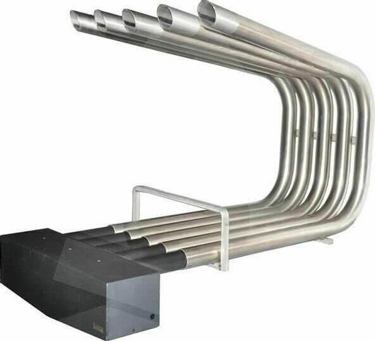 Αερόθερμο Τζακιού EcoHot ECO-ECOHOT-1-IN Ιnox 62W 50x47x50-77cm