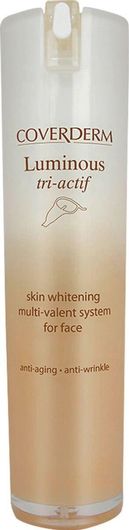 Κρέμα Προσώπου Coverderm Luminous Tri-Actif Νυκτός για Αντιγήρανση, Ανάπλαση & Πανάδες με Ρετινόλη & Βιταμίνη C 30ml