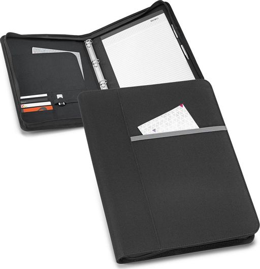 Ντοσιέ Συνεδρίου Contax Cassius με Κλιπ για Χαρτί A4 Μαύρο