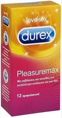 Προφυλακτικά Durex Pleasuremax με Ραβδώσεις 12τμχ