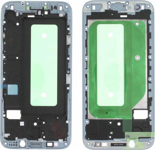 Μεσαίο Πλαίσιο Samsung για Galaxy J7 2017 Ασημί