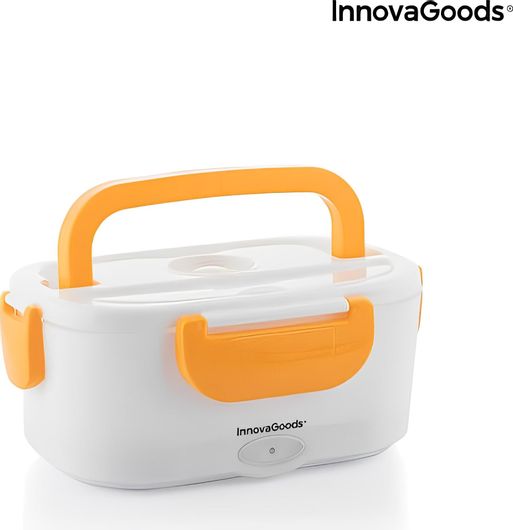 Ηλεκτρικό Δοχείο Φαγητού InnovaGoods Carunch Πλαστικό Πορτοκαλί 1050ml