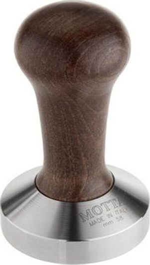 Πρέσα Motta Espresso Ανοξείδωτη 52mm με Ξύλινη Λαβή No 811 Καφέ