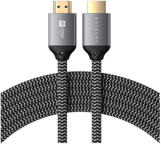 Καλώδιο Satechi ST-8KHC2MM Braided HDMI male σε HDMI male 2m Μαύρο