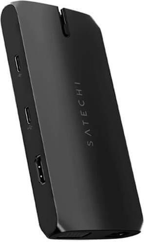 Docking Station Satechi ST-UcmBAK USB-C με HDMI 4K PD Ethernet Μαύρο