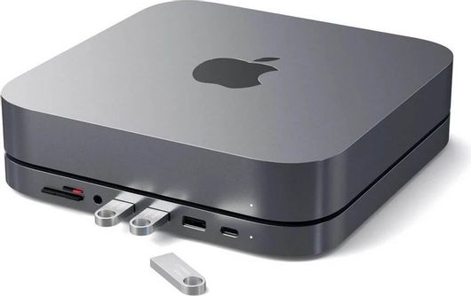Docking Station Satechi ST-ABHFM USB-C με PD Ethernet Γκρι