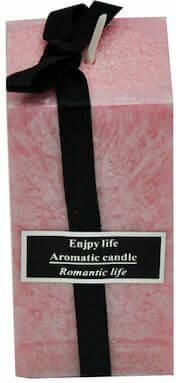 Κερί PS-112409 Αρωματικό Ορθογώνιο 5x10cm Ροζ