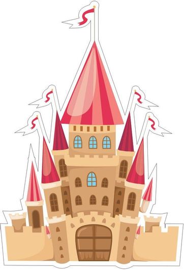 PVC Forex Σχέδιο Παλάτι 21x30cm Πολύχρωμο | SHOPFLIX.gr