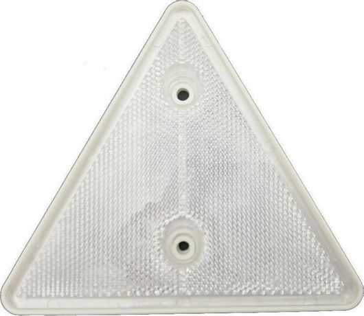 Αντανακλαστικό Προειδοποιητικό Τρίγωνο 16cm Λευκό