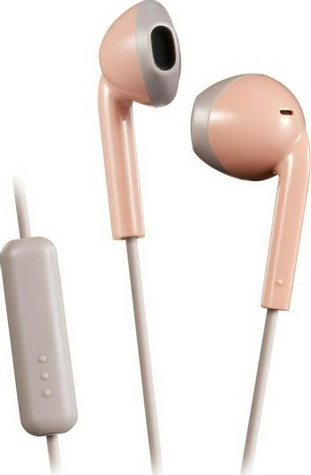 Handsfree Ακουστικά JVC HA-F19M-PT In-ear με Σύνδεση 3.5mm Jack Ροζ