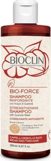 Bioclin Bio Force Strengthening Σαμπουάν για το Ευαίσθητο Τριχωτό για Εύθραυστα Μαλλιά 200ml