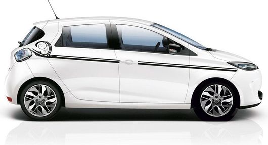 Αυτοκόλλητο Αυτοκινήτου CRB 10046 Γραμμές 3τμχ 124cm Μαύρο