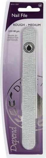 Λίμα Ίσια Χάρτινη 80/120 Depend Cosmetics Rough
