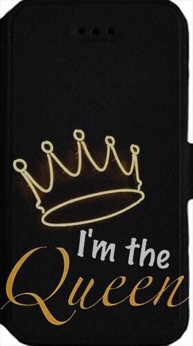 Θήκη Κινητού Book Cover για Samsung Galaxy A8 2018 Δερματίνη I'm the Queen Black