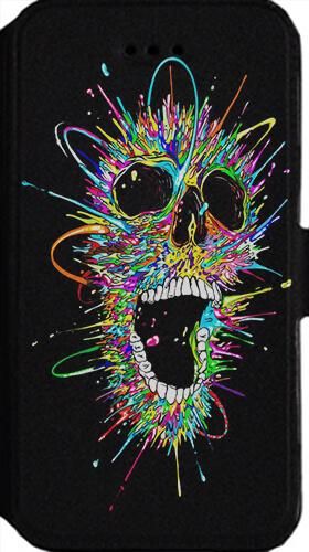 Θήκη Κινητού Book Cover για Samsung Galaxy Ace 4 Δερματίνη Scream Face colour Black