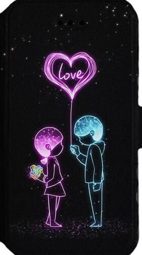 Θήκη Κινητού Book Cover για Samsung Galaxy J1 2015 J100 Δερματίνη Love Story Black