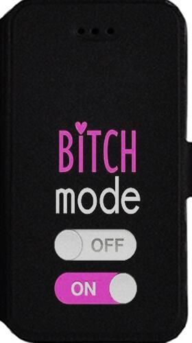 Θήκη Κινητού Book Cover για Samsung Galaxy J5 2016 Δερματίνη Bitch Mode Black