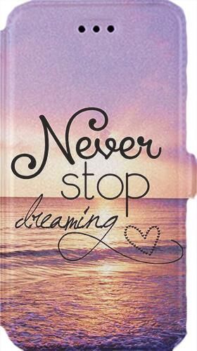 Θήκη Κινητού Book Cover για Samsung Galaxy J7 2018 Δερματίνη Never stop Dreaming