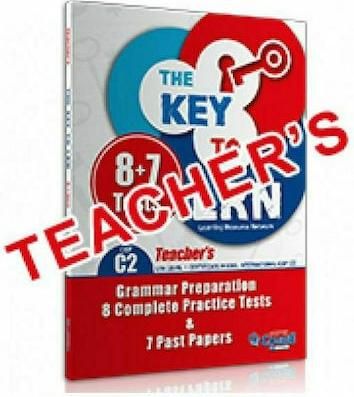 The Key To LRN C2 Grammar Preparation & 8 Complete Practice Tests & 7 Past Papers Teacher's Book