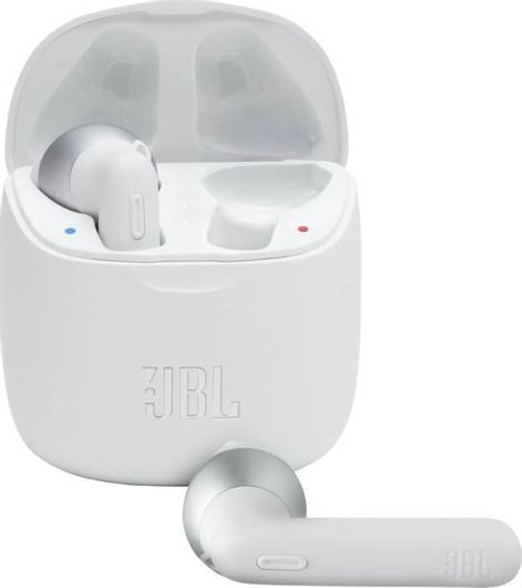 JBL Tune 225TWS Earbud Bluetooth Handsfree Ακουστικά με Θήκη Φόρτισης Λευκό