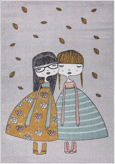 Χαλί Ezzo Tiny Autumn A856AJ8 Μηχανής 133x190cm