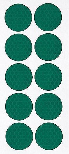 Αυτοκόλλητα για Μπουλόνια φορτηγών 10τμχ Πράσινα