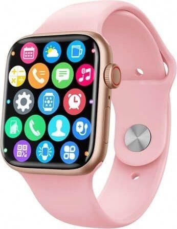 Smartwatch 21683 1.75'' Aluminium Case & Silicone Strap Ροζ