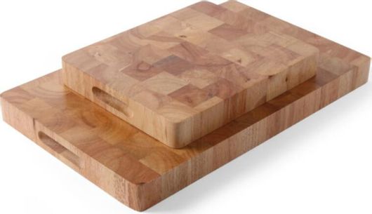 Επιφάνεια Κοπής Hendi Ξύλινη Rubberwood 26.5x32.5cm