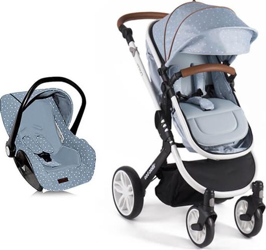 Καρότσι Μωρού Kikka Boo Amaia 3 σε 1 Μπλε