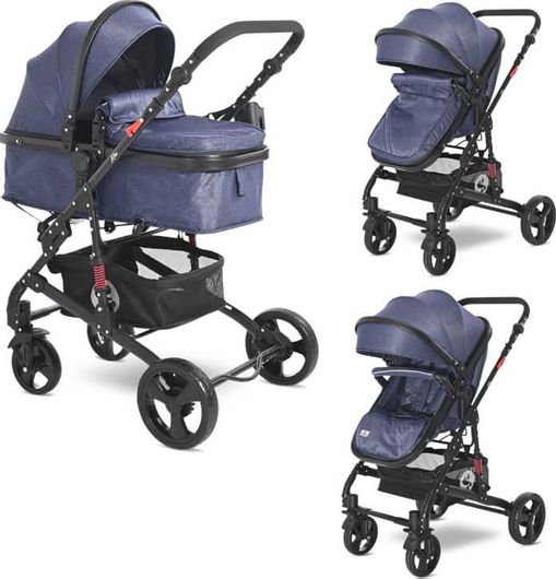 Καρότσι Μωρού Lorelli Alba 2 σε 1 Μπλε