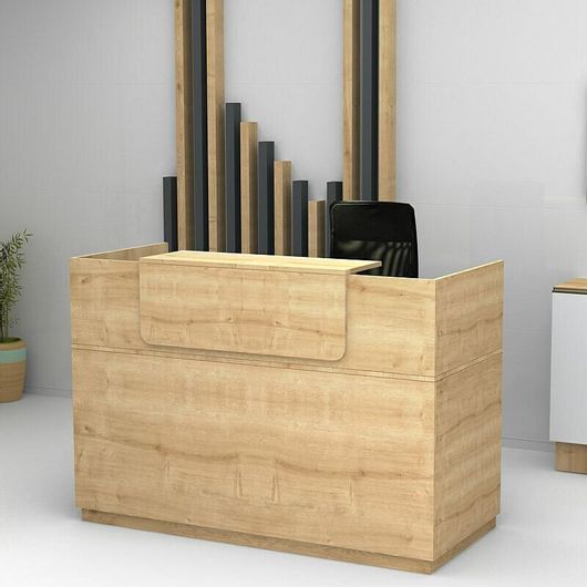 Γραφείο Υποδοχής Megapap Lemmon GP028-0078.2 Sonoma Π160xΒ70xΥ110cm Μπεζ