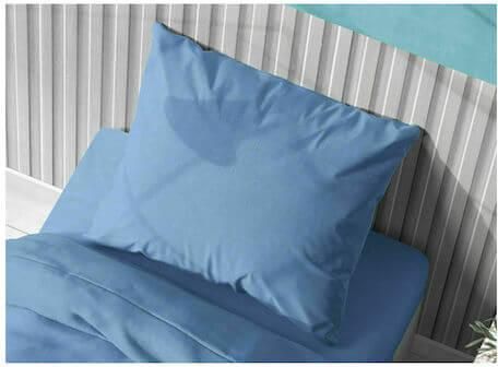 Μαξιλαροθήκη με Φάσα Dimcol Solid 50x70cm Sky Blue