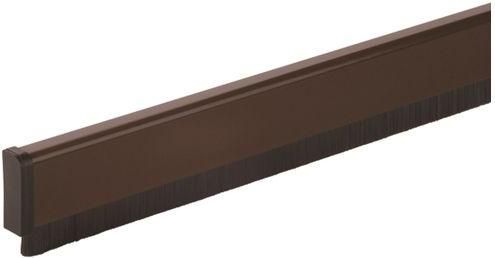 Bέργα Πόρτας Fixomoll Αεροστόπ με Βούρτσα σε Καφέ Χρώμα