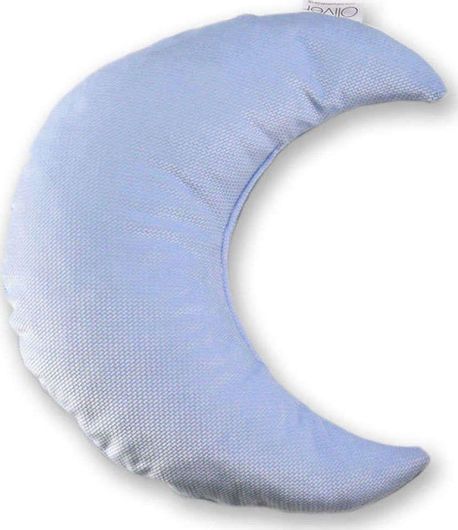 Διακοσμητικό Μαξιλάρι Κούνιας Μισοφέγγαρο Baby Oliver Γαλάζιο 30x30cm