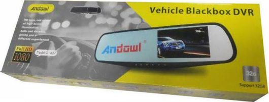 Καθρεύτης Κάμερα/DVR Αυτοκινήτου Andowl Q-A57 1080P 4.3" Στήριξη με Κλιπ στον Καθρέφτη