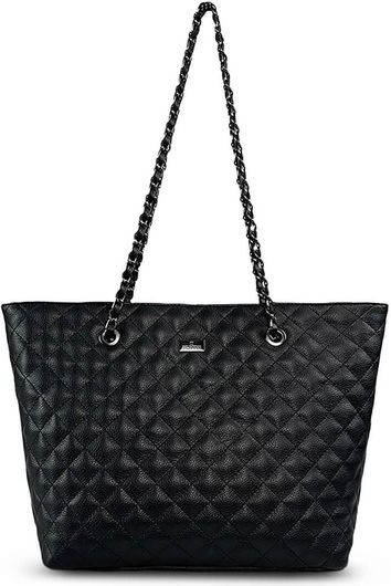 Γυναικεία Τσάντα Ώμου Δερμάτινη Hunter 5100001017832 Μαύρο