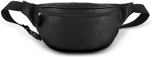 Τσάντα Ανδρική Μέσης Μαύρη Hunter 5100000777249