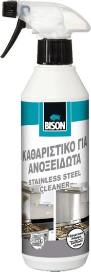 Καθαριστικό Spray για Ανοξείδωτες Επιφάνειες Bison 500ml