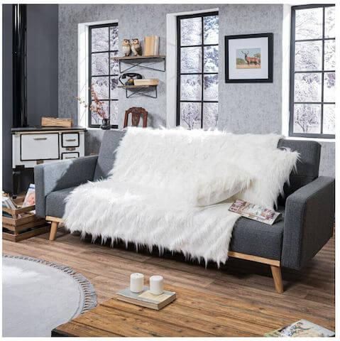 Ριχτάρι Γούνινο Pelt 29 White Teoran