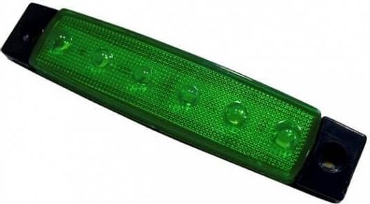 Φώτα GloboStar Φορτηγών Όγκου LED Αδιάβροχο IP66 Πράσινο