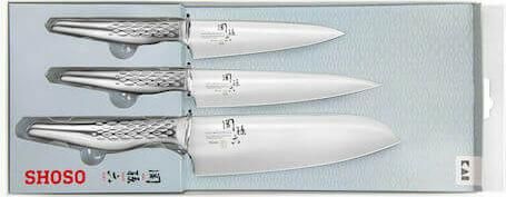 Σετ Μαχαίρια Kai σε Θήκη 39.8x15x2.5cm Seki Magoroku Shoso 3τμχ