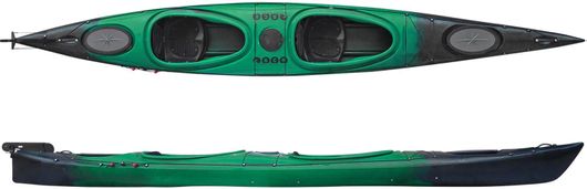 Κανόε - Καγιάκ Sck 0201-52082 Θαλάσσης Πλαστικό Sit in 2 Ατόμων Πράσινο