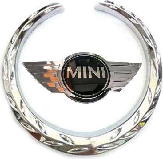 Αυτοκόλλητο Αυτοκινήτου με Σήμα Μάρκας Mini Μεταλλικό 6.1cm 1τμχ